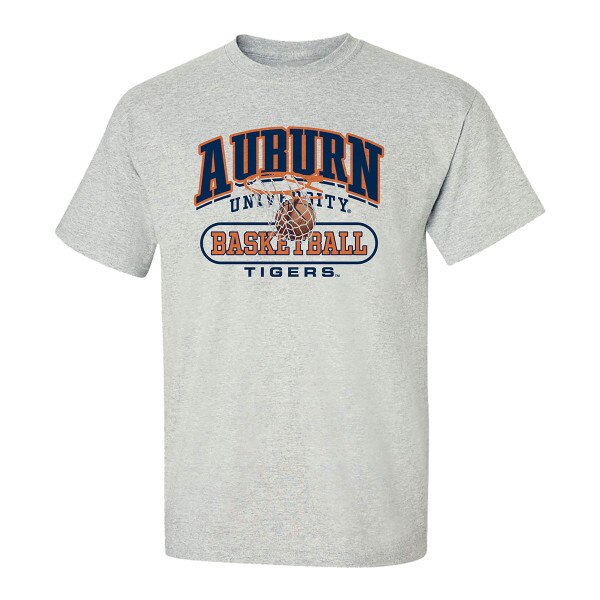 Auburn Watercolor Basketball Tee